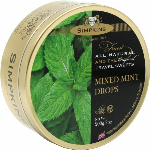 SIMPKINS Mixed Mint Travel Sweets 200g (Pack of 6)