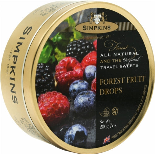 SIMPKINS Forest Fruit Travel Sweets 200g (Pack of 6)