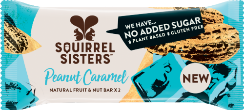 SQUIRREL SISTERS Peanut Caramel 40g (Pack of 16)