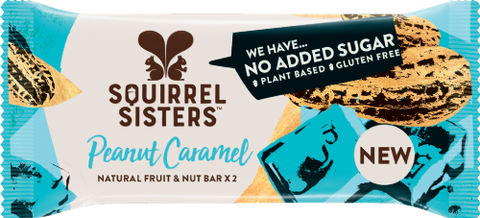 SQUIRREL SISTERS Peanut Caramel 40g (Pack of 16)