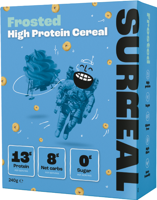 SURREAL Frosted High Protein Cereal 240g (Pack of 6)