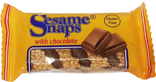 SESAME SNAPS with Chocolate 30g (Pack of 24)