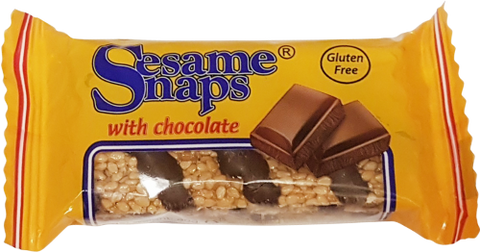 SESAME SNAPS with Chocolate 30g (Pack of 24)