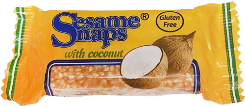 SESAME SNAPS with Coconut 30g (Pack of 24)