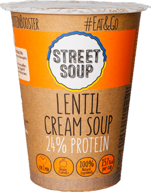 STREET SOUP Lentil Cream Soup 50g (Pack of 12)