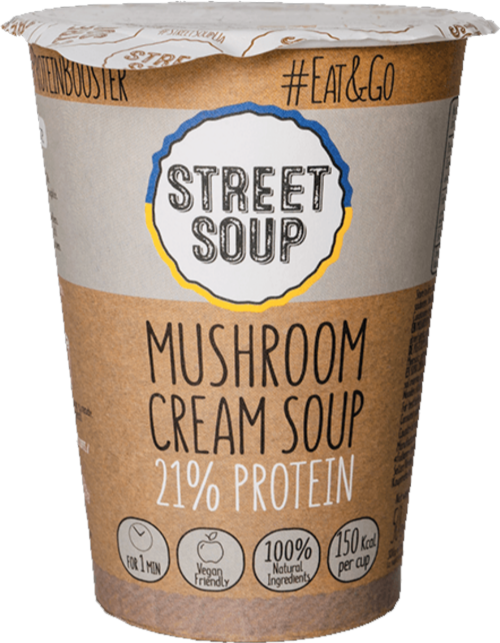 STREET SOUP Mushroom Cream Soup 50g (Pack of 12)