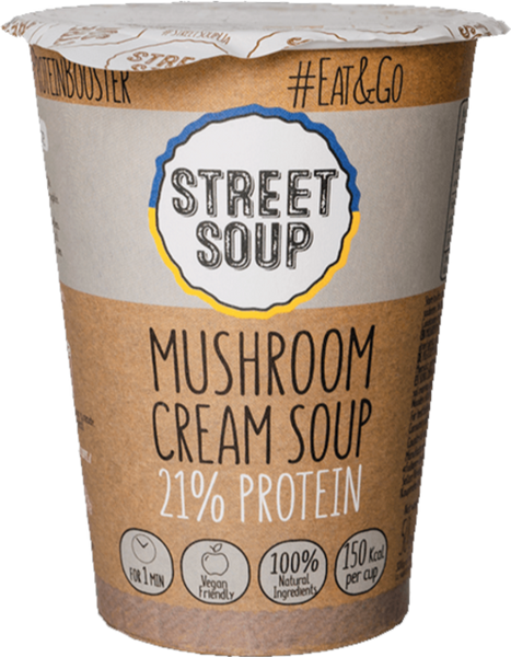 STREET SOUP Mushroom Cream Soup 50g (Pack of 12)