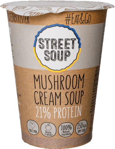 STREET SOUP Mushroom Cream Soup 50g (Pack of 12)