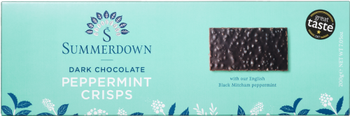 SUMMERDOWN Dark Chocolate Peppermint Crisps 200g (Pack of 8)