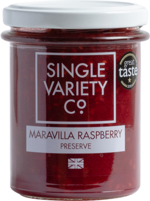 SINGLE VARIETY CO. Maravilla Raspberry Preserve 225g (Pack of 6)