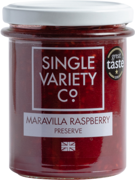 SINGLE VARIETY CO. Maravilla Raspberry Preserve 225g (Pack of 6)