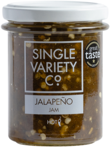 SINGLE VARIETY CO. Jalapeno Jam 225g (Pack of 6)