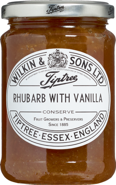 TIPTREE Rhubarb with Vanilla Conserve 340g (Pack of 6)