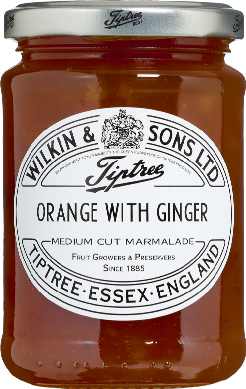 TIPTREE Orange with Ginger Marmalade (Medium Cut) 340g (Pack of 6)