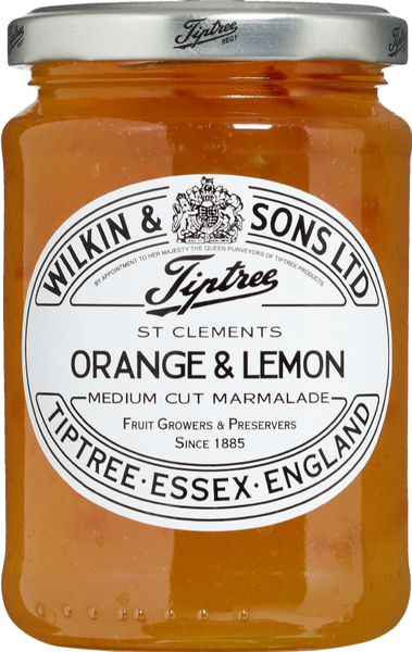 TIPTREE St Clements Orange & Lemon Marmalade (Med Cut) 340g (Pack of 6)