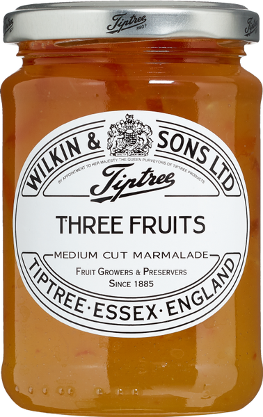 TIPTREE Three Fruits Marmalade (Medium Cut) 340g (Pack of 6)