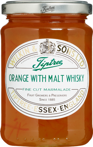 TIPTREE Orange & Malt Whisky Marmalade (Fine Cut) 340g (Pack of 6)