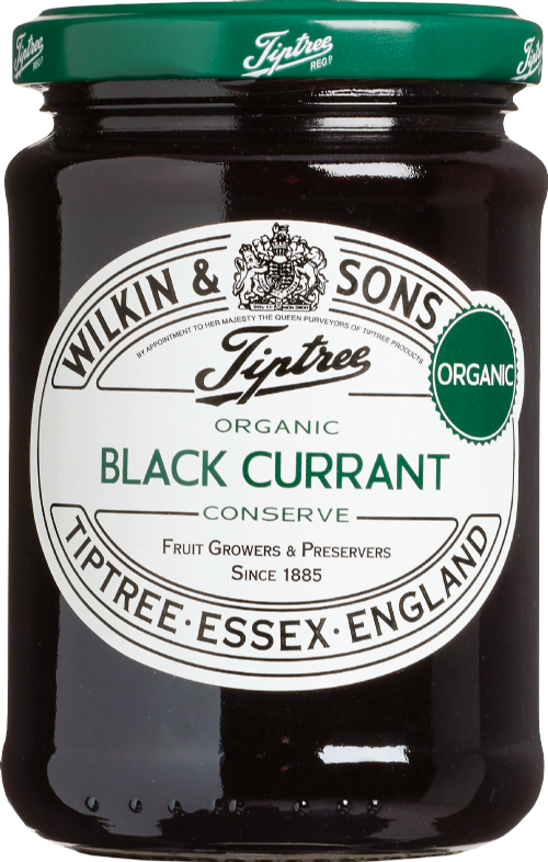 TIPTREE Organic Black Currant Preserve 340g (Pack of 6)