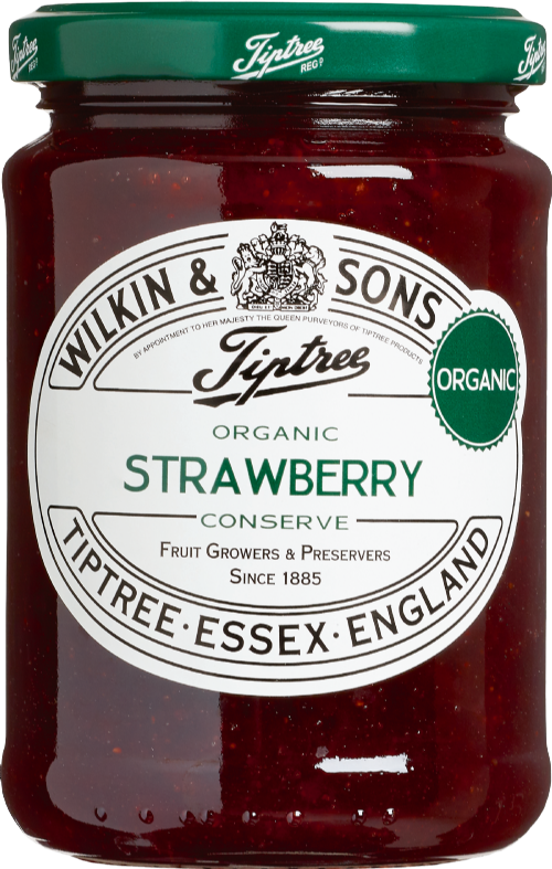 TIPTREE Organic Strawberry Preserve 340g (Pack of 6)