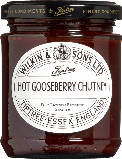 TIPTREE Hot Gooseberry Chutney 230g (Pack of 6)