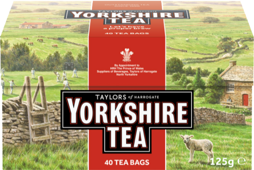 TAYLORS Yorkshire Tea - 40 Teabags 125g (Pack of 5)