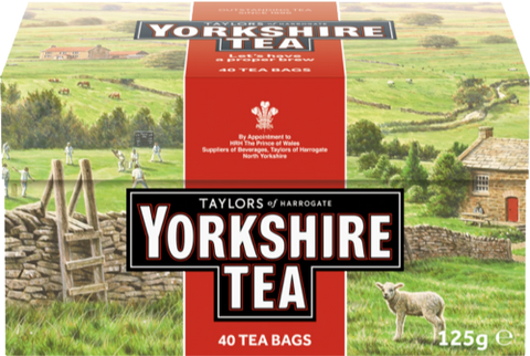 TAYLORS Yorkshire Tea - 40 Teabags 125g (Pack of 5)