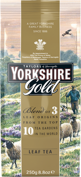 TAYLORS Yorkshire Gold - Leaf Tea 250g (Pack of 6)