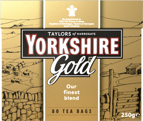 TAYLORS Yorkshire Gold - 80 Teabags 250g (Pack of 5)