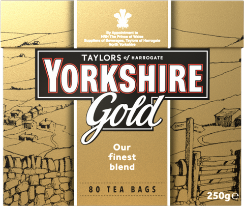 TAYLORS Yorkshire Gold - 80 Teabags 250g (Pack of 5)