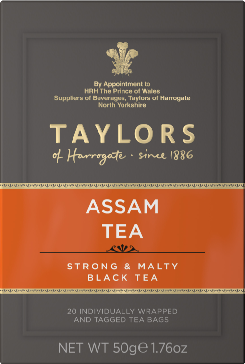 TAYLORS Assam Tea - 20 Teabags 50g (Pack of 6)