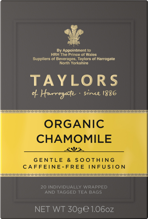 TAYLORS Organic Chamomile - 20 Teabags 30g (Pack of 6)