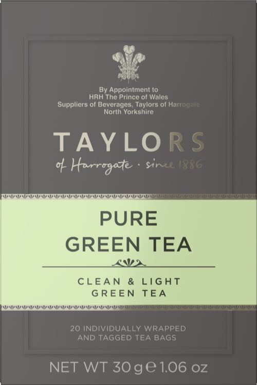 TAYLORS Pure Green Tea - 20 Teabags 30g (Pack of 6)