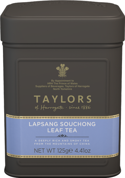 TAYLORS Lapsang Souchong Leaf Tea - Caddy 125g (Pack of 6)