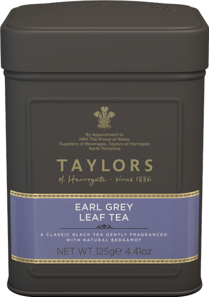 TAYLORS Earl Grey Leaf Tea - Caddy (Pack of 6)