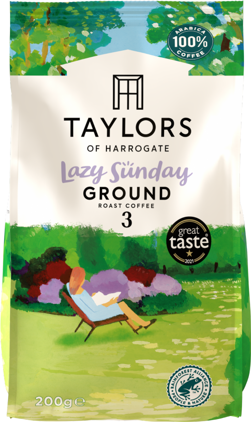 TAYLORS Lazy Sunday Ground Roast Coffee 200g (Pack of 6)