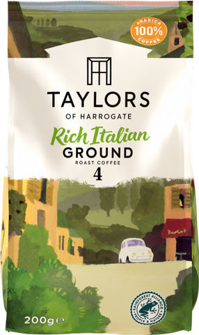 TAYLORS Rich Italian Ground Roast Coffee 200g (Pack of 6)