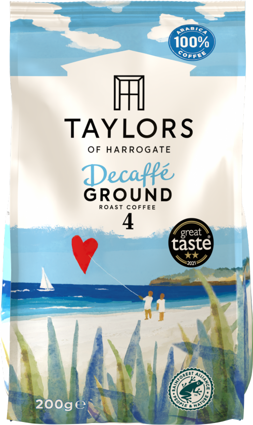 TAYLORS Decaffe Ground Roast Coffee 200g (Pack of 6)