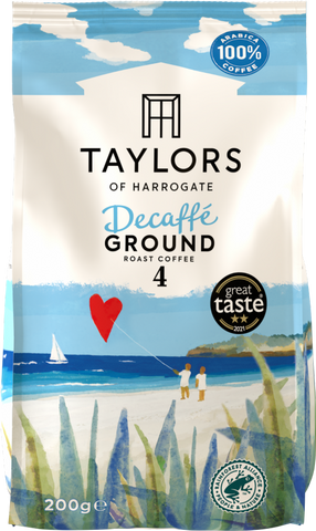 TAYLORS Decaffe Ground Roast Coffee 200g (Pack of 6)