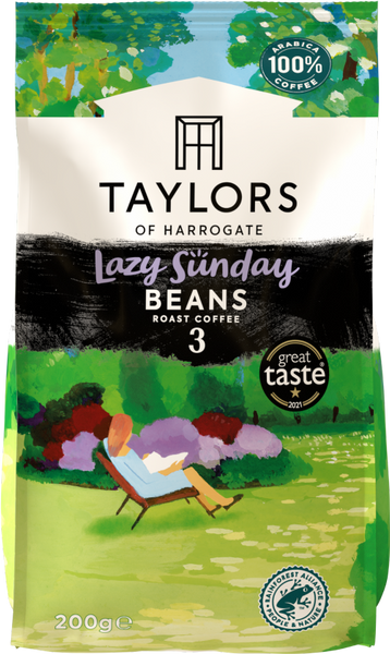 TAYLORS Lazy Sunday Roast Coffee Beans 200g (Pack of 6)