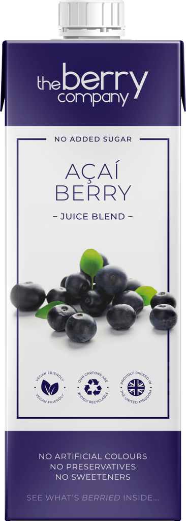 THE BERRY COMPANY Acai Berry Juice Blend 1L (Pack of 12)