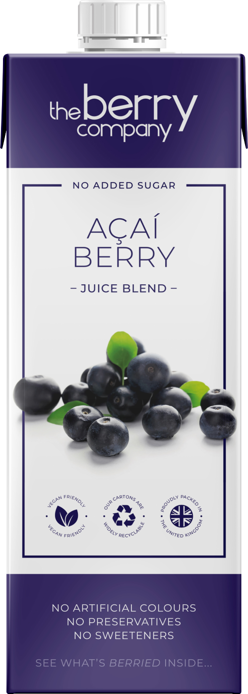 THE BERRY COMPANY Acai Berry Juice Blend 1L (Pack of 12)