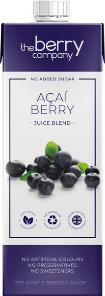 THE BERRY COMPANY Acai Berry Juice Blend 1L (Pack of 12)