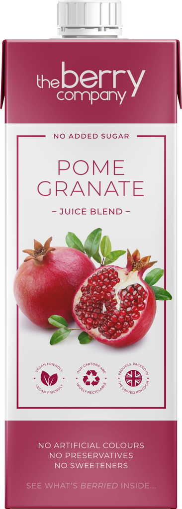 THE BERRY COMPANY Pomegranate Juice Blend 1L (Pack of 12)