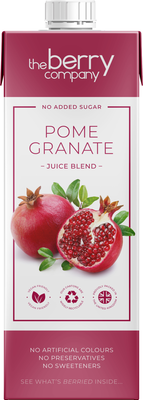 THE BERRY COMPANY Pomegranate Juice Blend 1L (Pack of 12)