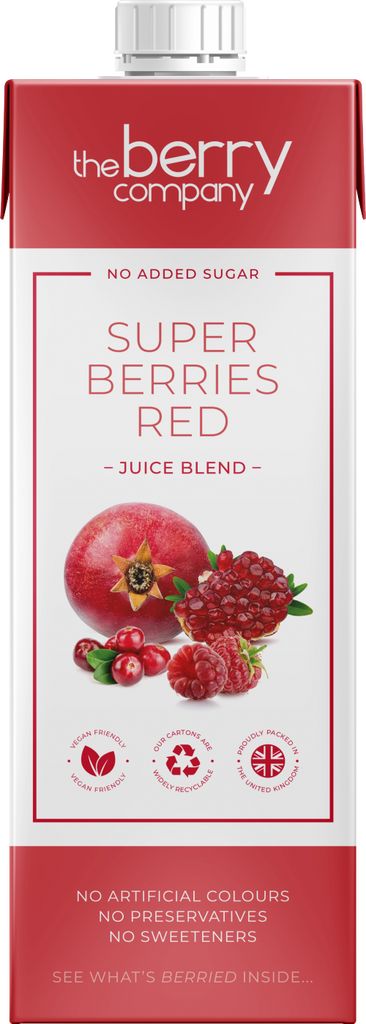 THE BERRY CO. Red Superberries Juice Blend 1L (Pack of 12)