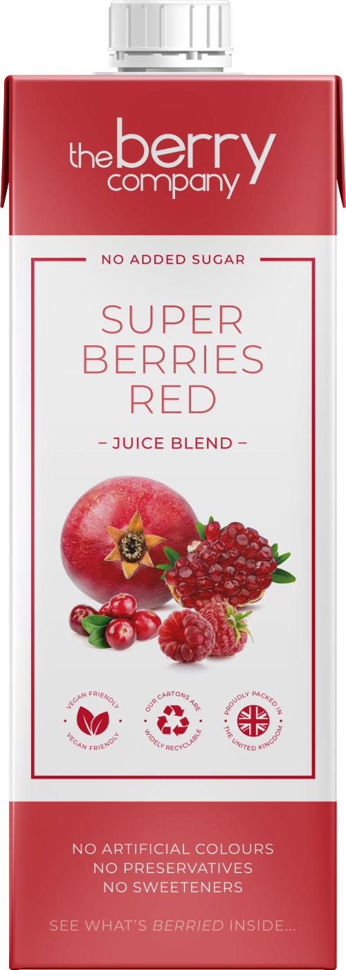 THE BERRY CO. Red Superberries Juice Blend 1L (Pack of 12)