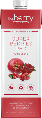 THE BERRY CO. Red Superberries Juice Blend 1L (Pack of 12)