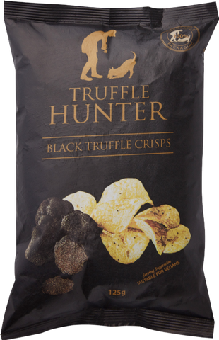 TRUFFLE HUNTER Black Truffle Crisps - Bag 125g (Pack of 12)