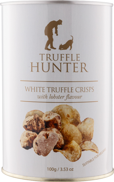 TRUFFLE HUNTER White Truffle & Lobster Crisps - Tin 100g (Pack of 12)