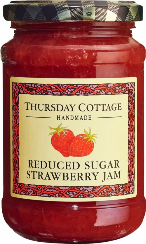 THURSDAY COTTAGE Strawberry Jam - Reduced Sugar 315g (Pack of 6)